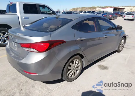 2014 Hyundai Elantra Se from USA, damaged, VIN KMHDH4AE2EU163532